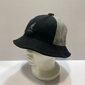 Kangol Black and Gray Men’s Bucket Hat
